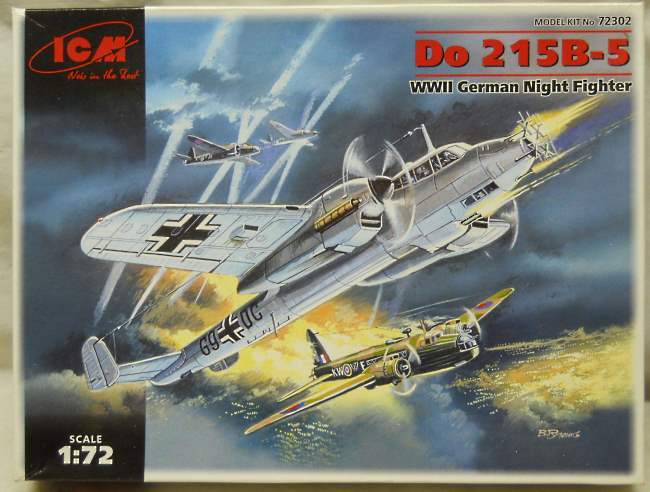 Icm 1 72 Dornier Do 215b 5 Wwii German Night Fighter Do215b5 72302